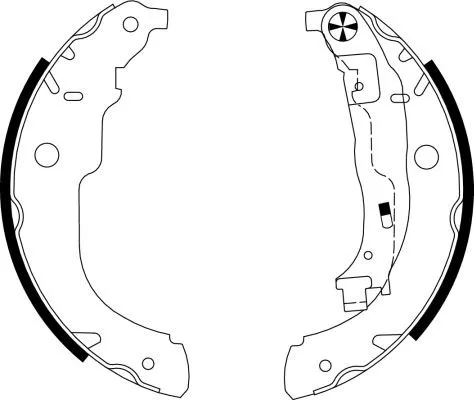 MINTEX MINTEX MFR576 1x Brake Shoe Set 