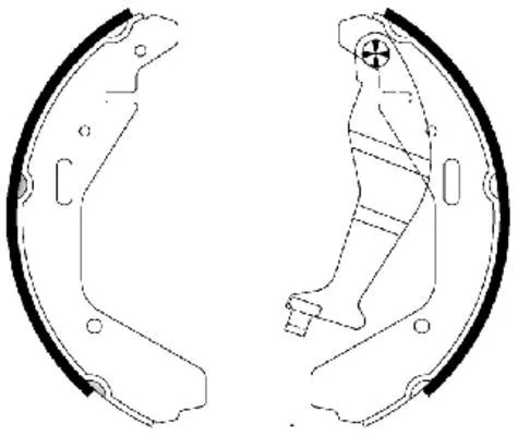 1x Brake Shoe Set