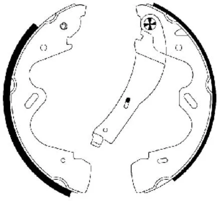 MINTEX MINTEX MFR588 1x Brake Shoe Set 
