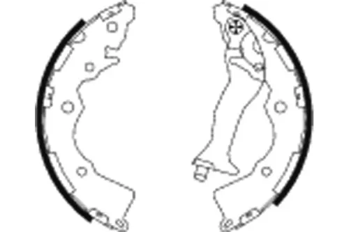 MINTEX MINTEX MFR609 1x Brake Shoe Set 