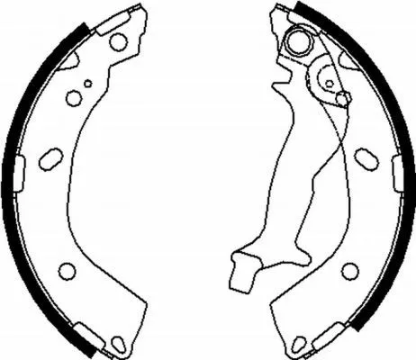 MINTEX MINTEX MFR646 1x Brake Shoe Set 