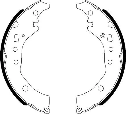 MINTEX MINTEX MFR686 1x Brake Shoe Set 