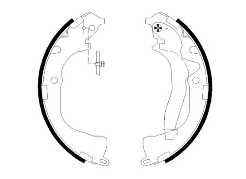 1x Brake Shoe Set