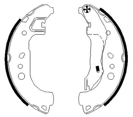 MINTEX MINTEX MFR718 1x Brake Shoe Set 