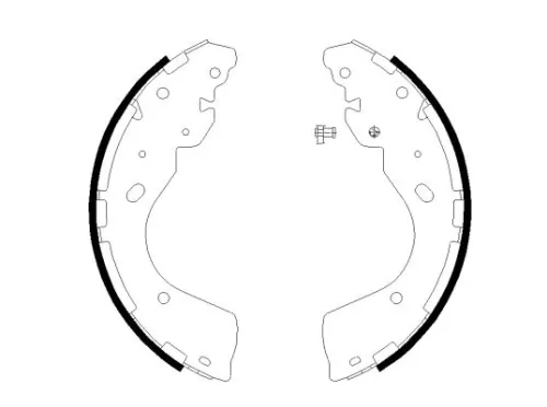 1x Brake Shoe Set
