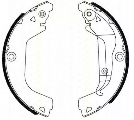 MINTEX MINTEX MFR756 1x Brake Shoe Set 