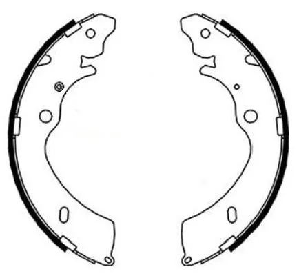 1x Brake Shoe Set