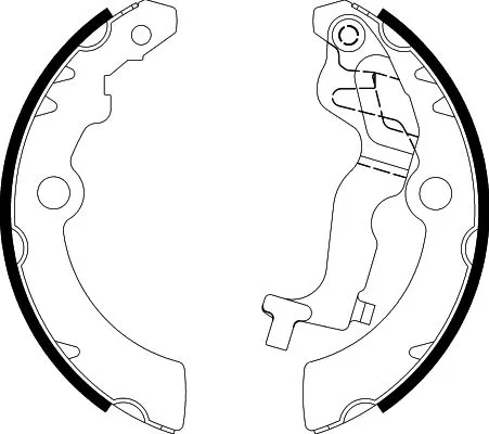 1x Brake Shoe Set