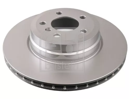 2x Febi Rear Internally Vented Brake Disc For Bmw X5 X6