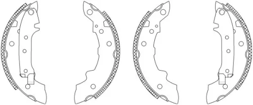 1x Brake Shoe Set