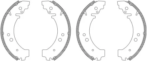 1x Brake Shoe Set