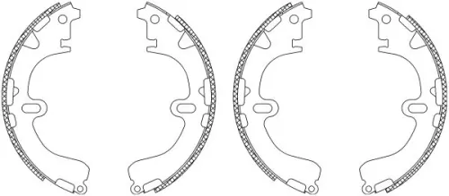 1x Brake Shoe Set