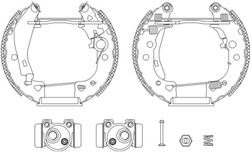 MINTEX MINTEX MSP006 1x Brake Shoe Set 