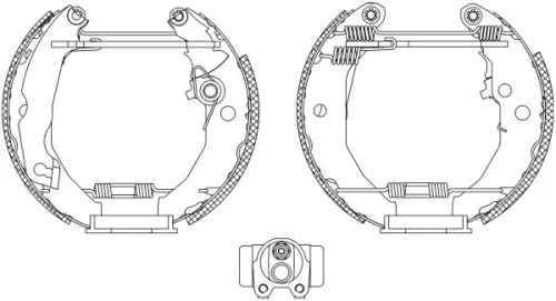 1x Brake Shoe Set