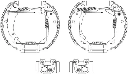 1x Brake Shoe Set