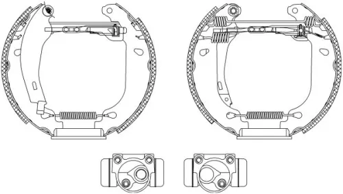 1x Brake Shoe Set