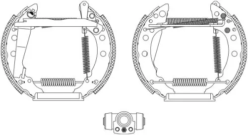 1x Brake Shoe Set