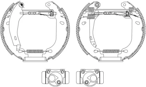 1x Brake Shoe Set