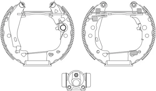 1x Brake Shoe Set