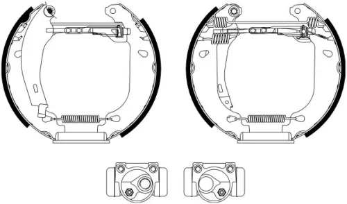 1x Brake Shoe Set