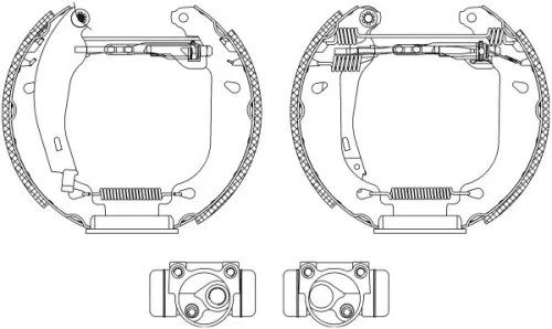 1x Brake Shoe Set