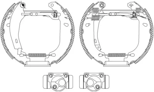 1x Brake Shoe Set