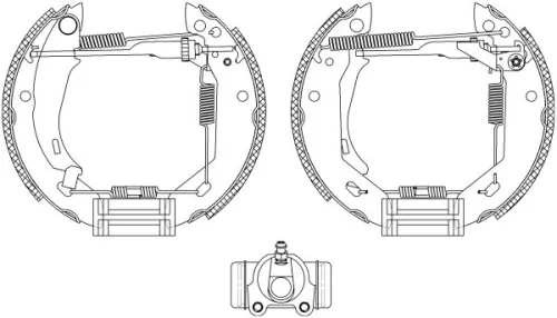 1x Brake Shoe Set