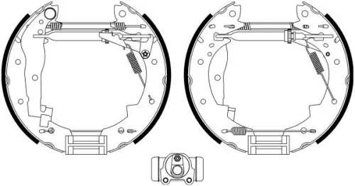 MINTEX MINTEX (MSP089) 1x Brake Shoe Set 