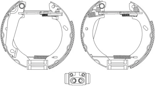 1x Brake Shoe Set