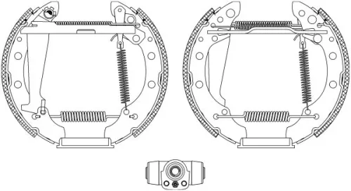 1x Brake Shoe Set