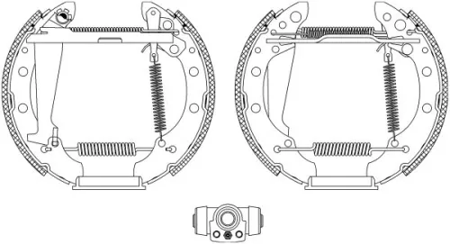 1x Brake Shoe Set