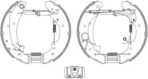 1x Brake Shoe Set