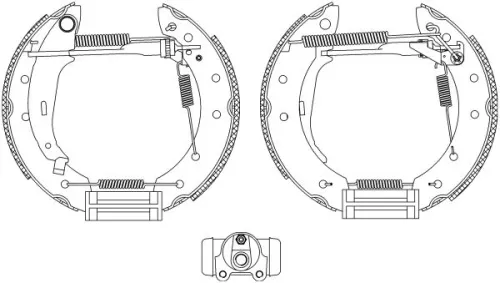 1x Brake Shoe Set