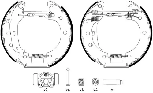 1x Brake Shoe Set