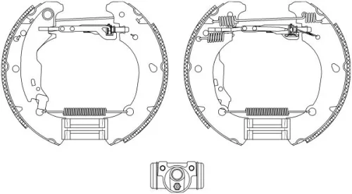 1x Brake Shoe Set
