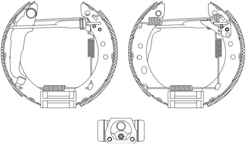 1x Brake Shoe Set