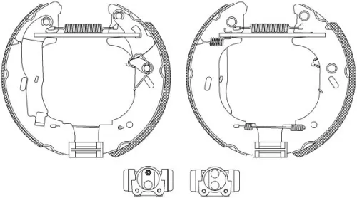 1x Brake Shoe Set