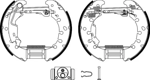 1x Brake Shoe Set