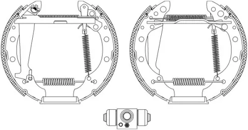 1x Brake Shoe Set