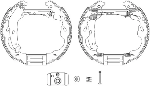 1x Brake Shoe Set