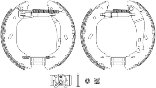 1x Brake Shoe Set