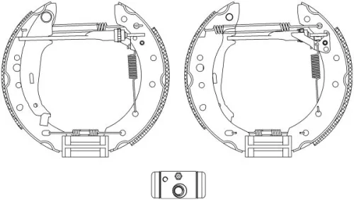 1x Brake Shoe Set