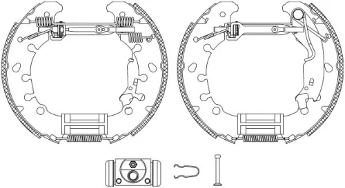 1x Brake Shoe Set