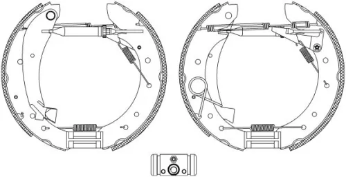 1x Brake Shoe Set