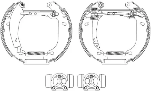 MINTEX MINTEX MSP310 1x Brake Shoe Set 