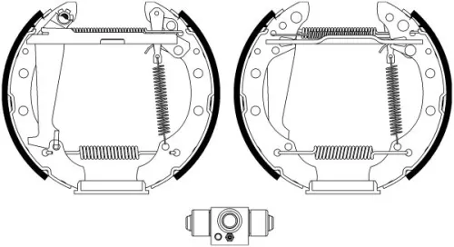 1x Brake Shoe Set