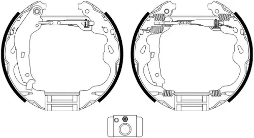 1x Brake Shoe Set