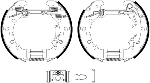 1x Brake Shoe Set