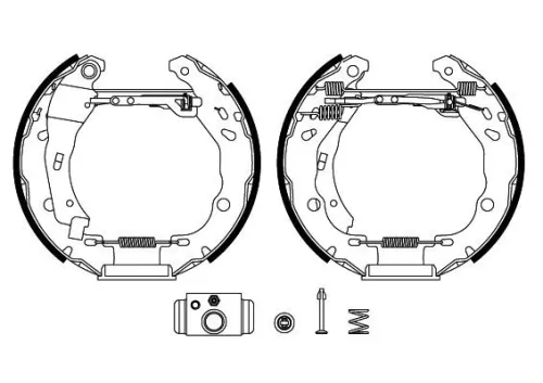 1x Brake Shoe Set