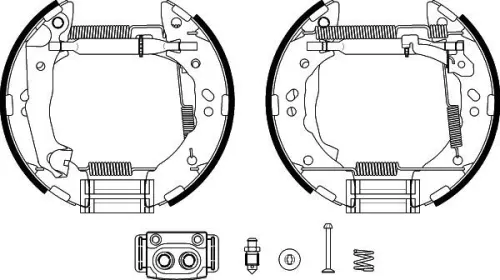 1x Brake Shoe Set